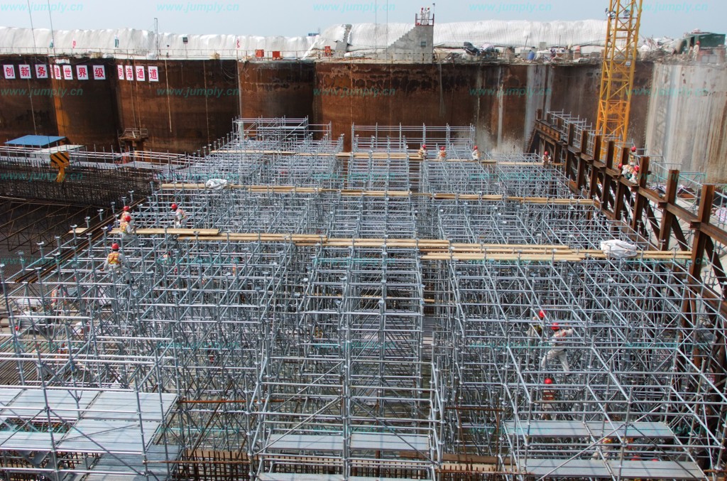 隨時(shí)隨地，效率—盤扣腳手架